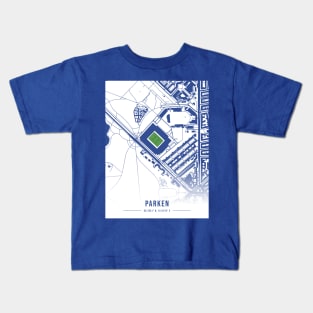 Parken White Map Design Kids T-Shirt